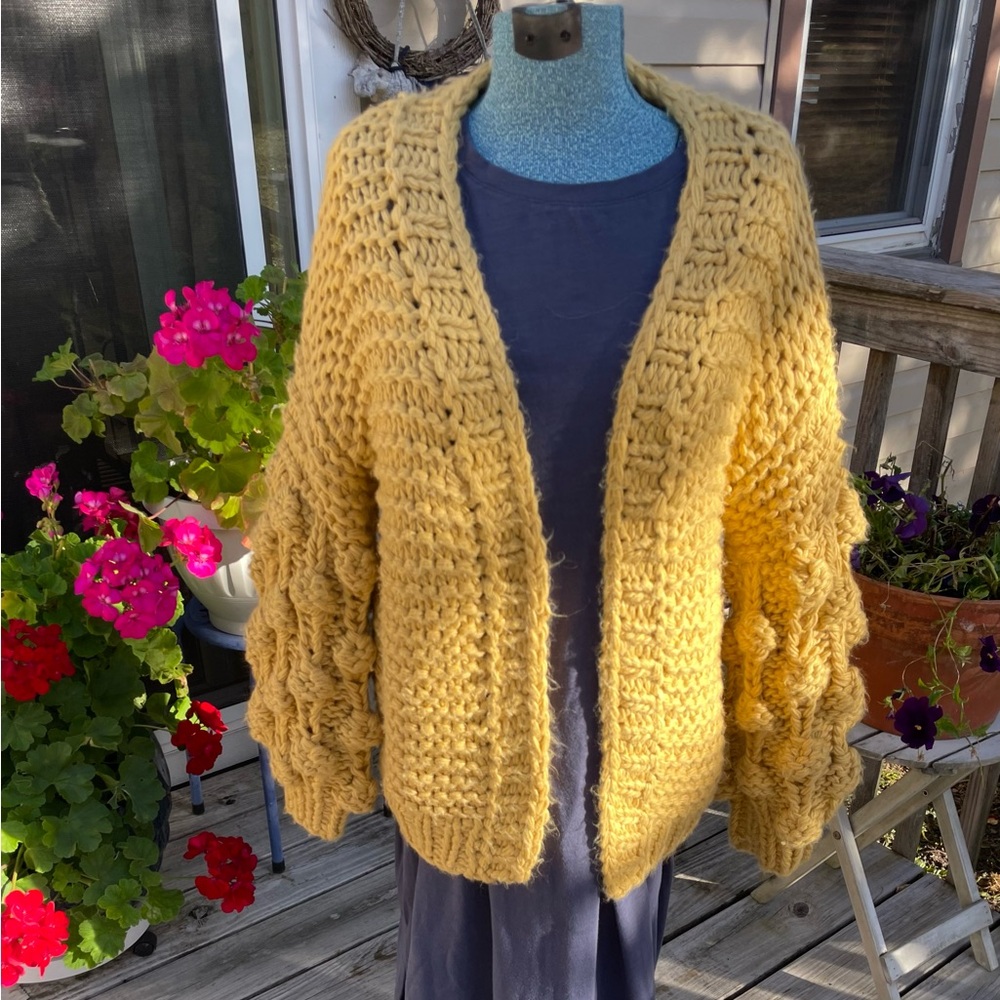 Hand Made Big Chunky Sweater